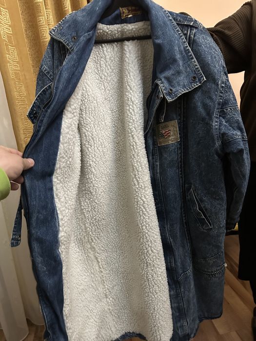 Дубленки джинсовка