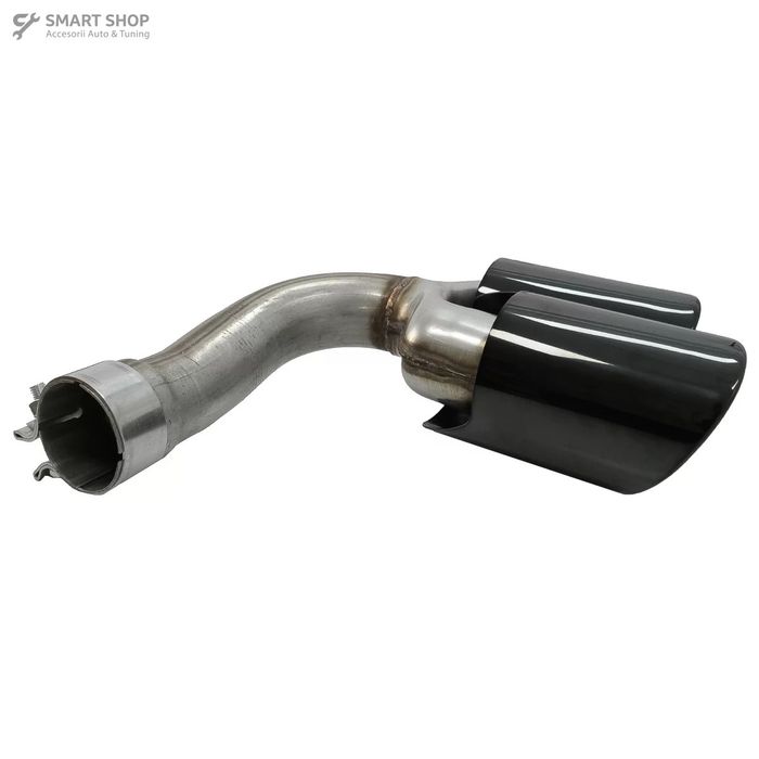 Ornamente Evacuare compatibil cu Porsche Cayenne 9Y0 SUV 3.0 (2018-up) Negru