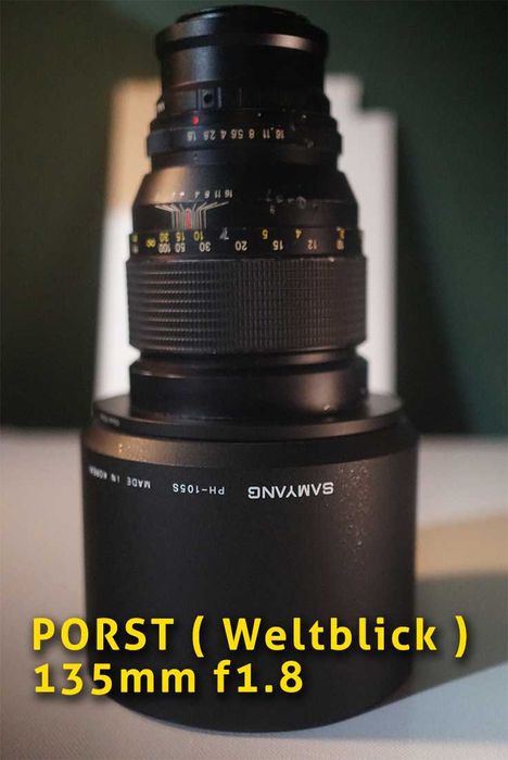 Obiectiv foto  tele PORST 135mm f1.8