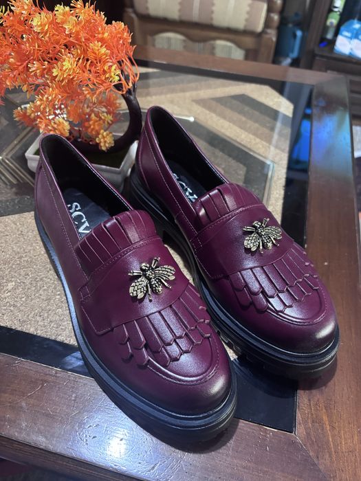 НОВИ-обувки естествена кожа