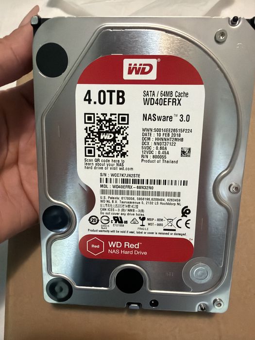 Hard disk 4 TB western digital Red