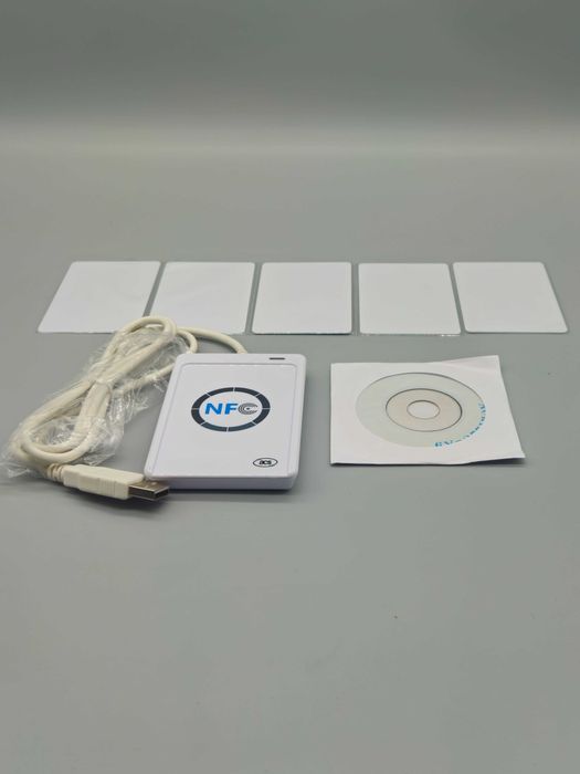 USB NFC reader/RFID четец ACS ACR122U – 13.56 MHz, CCID/PC-SC, с карти