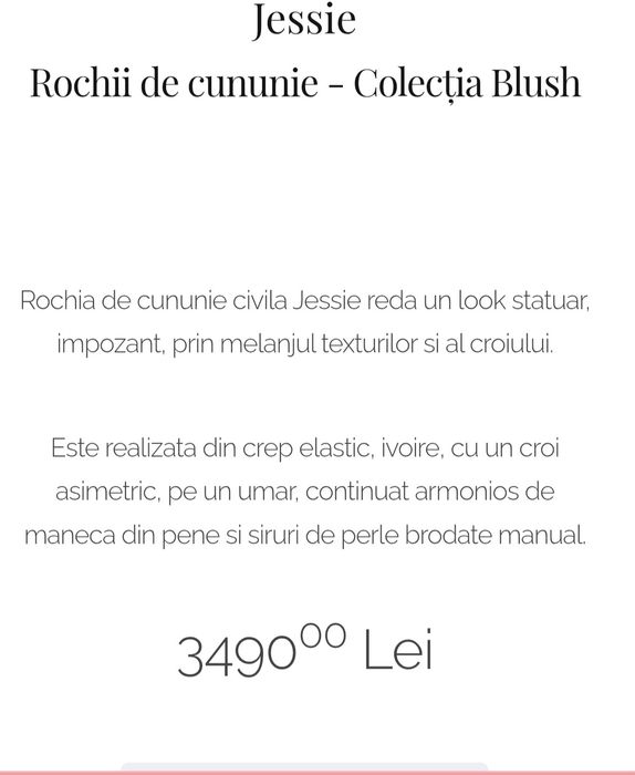 Rochie spectaculoasă.