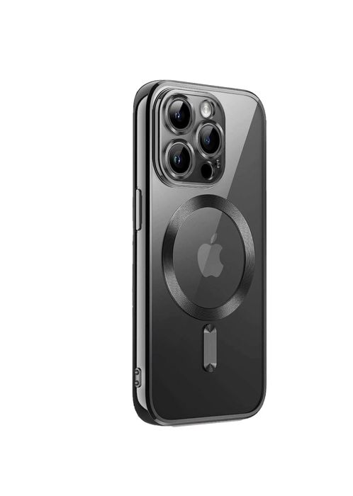 Iphone 11 12 13 14 PRO MAX Husa Silicon Thin 02 Lucioasa Cerc Magnetic