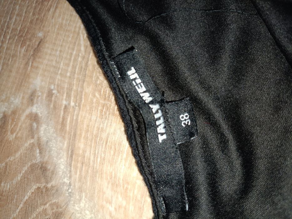 Рокля къса черна размер S