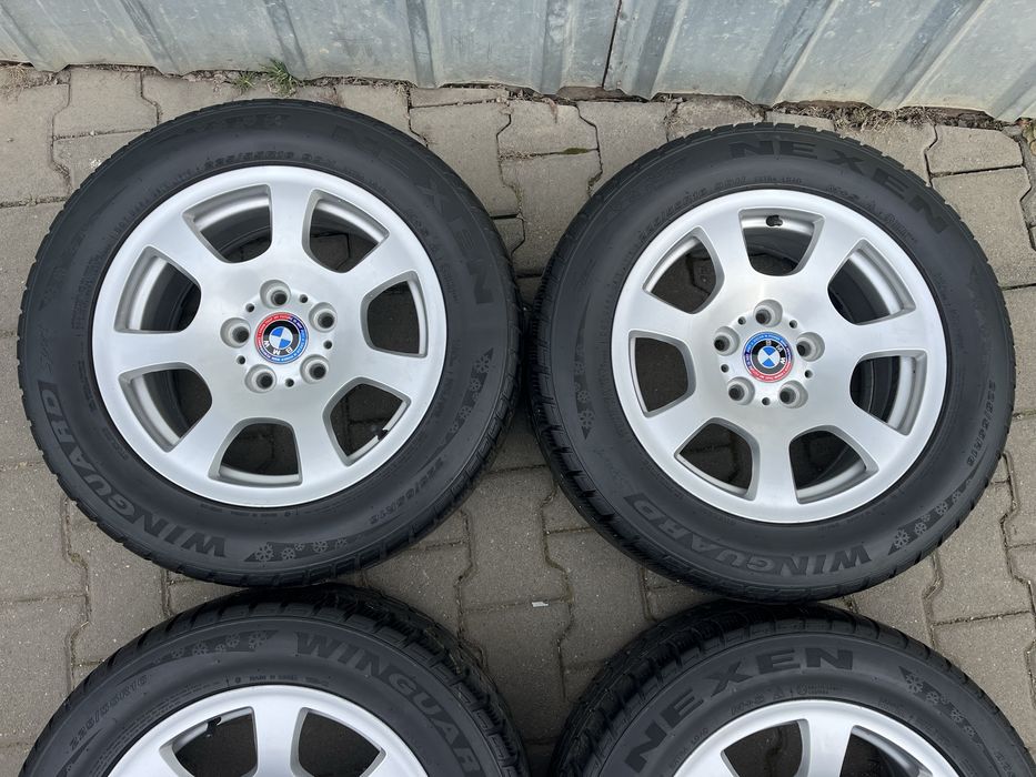 Jante aliaj 5x120mm,  anvelope 225/55 R16, BMW E60, E61, E90, F30, F31