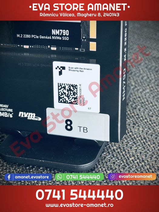 SSD Lexar NM790 8TB PCIe Gen4x4 M.2 2280 viteză citire 7400MB/s