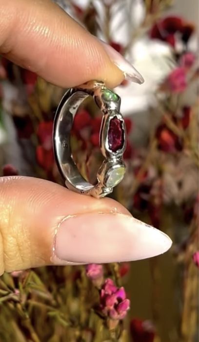 Кольца с натуральными камнями 925пр