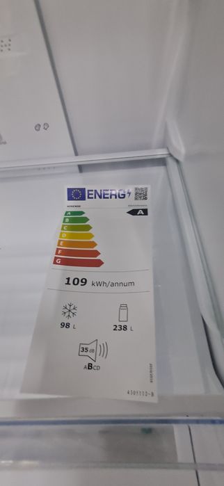 Frigider Hisense 336l A+++ import Germania Garanție VN49