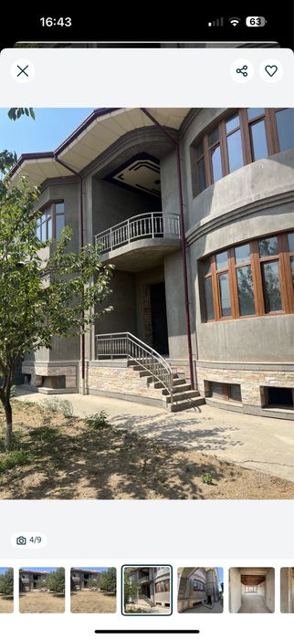 Земля 10 соток продается+ 3 этажный дом/ 10 соток ер сотилади 3 каватл