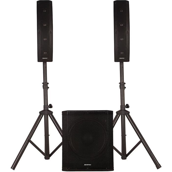 Sistem audio VORTEX VO2611, 300W RMS, Bluetooth, USB, FM, negru