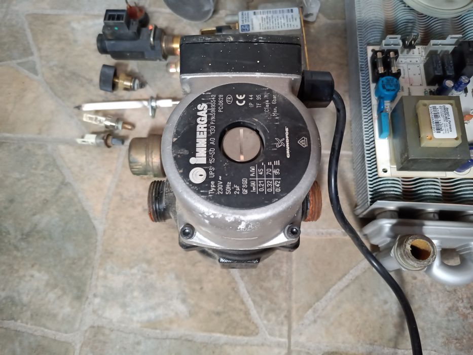 Immergas Eolo Star 23 kw Schimbator bitermic Ventilator Presostat apa