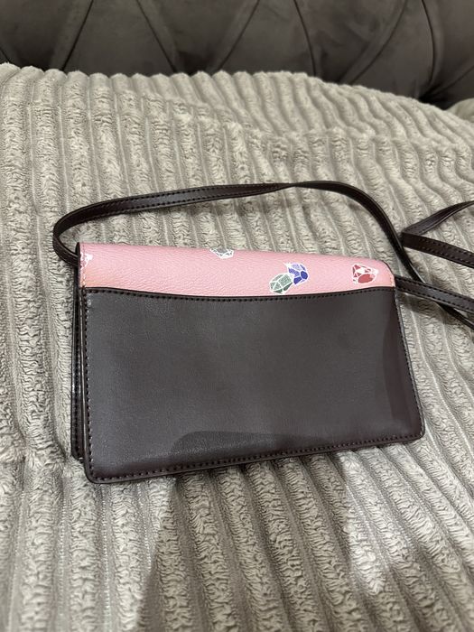Disney × Coach — кожаная сумка-кроссбоди
