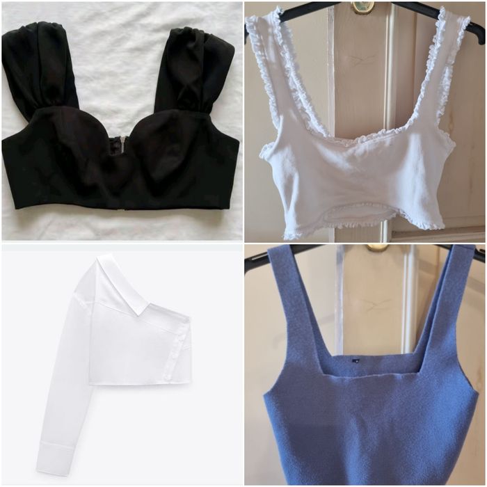 ZARA, топове и ризка,  S и M .