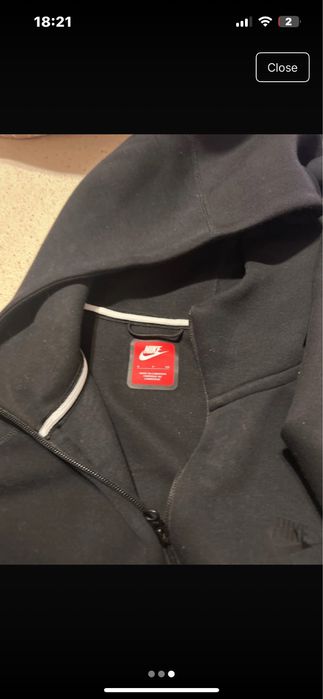 Nike tech fleece black og marime s fit m