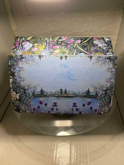 Дървена кутия за бижута