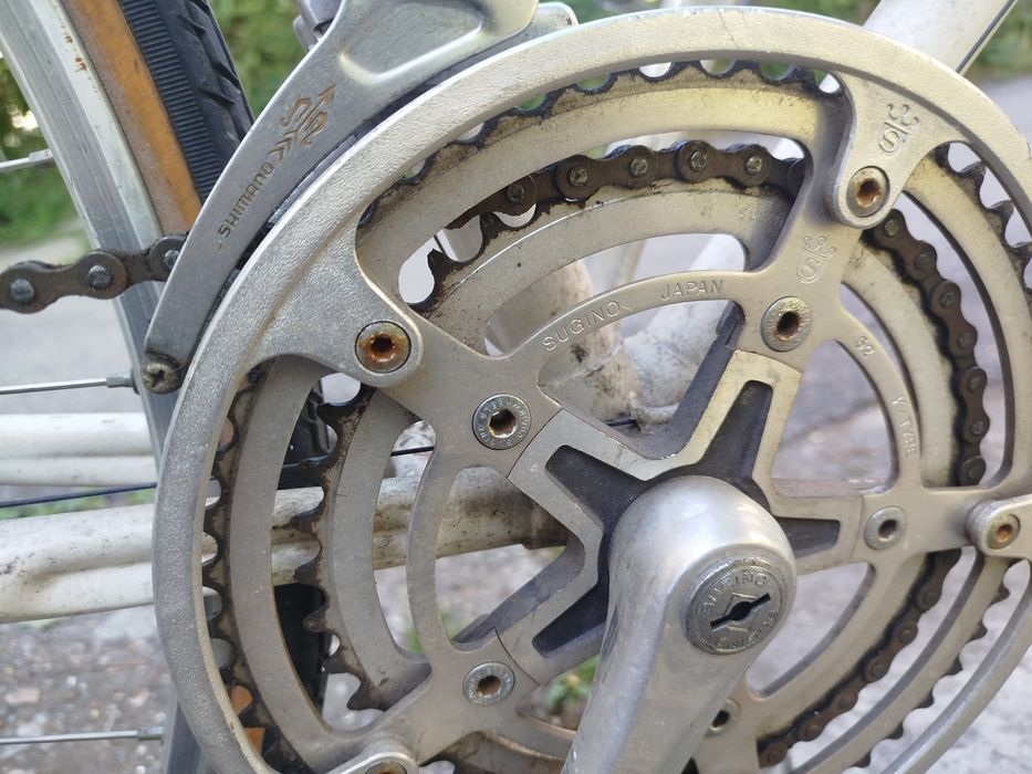 Bicicletă cursieră cadru oțel mărimea 53