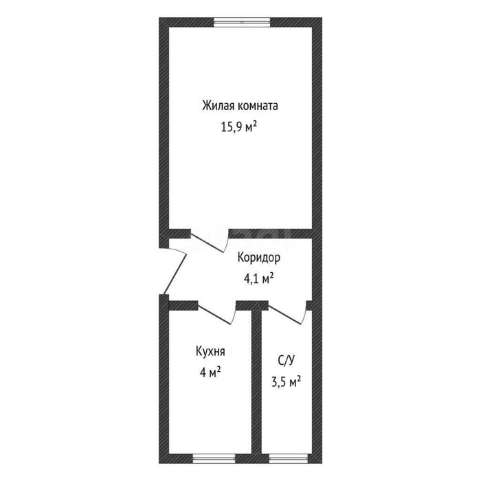 Продается 1 ком.кв не МСО!!!