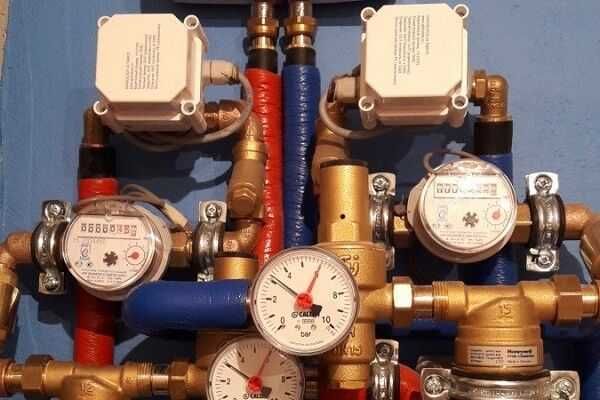 Установка счетчиков контроля жидкости