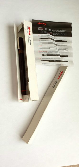 Stilou Isograph Rotring, vârf 0.50 mm - NOU(Germania)