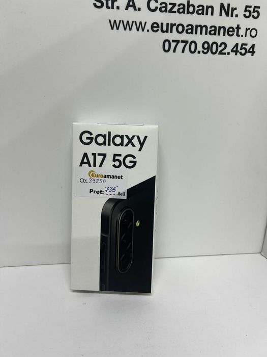 Telefon mobil Samsung Galaxy A17, Dual SIM, 4GB RAM, 128GB, 5G, -I-