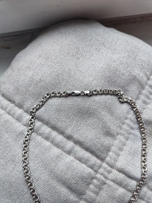 Цепочка серебряная с крестом