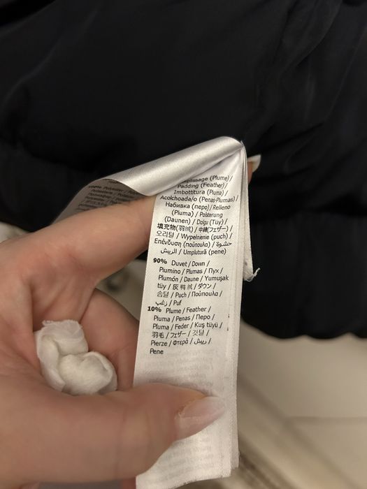 Parka Stefanel, puf si pana de gasca