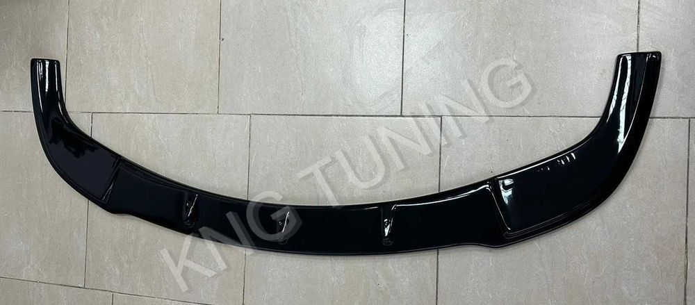 Преден лип спойлер за бмв е60 е61 м тех / bmw e60 e61 m tech lip spoiler / добавка за предна броня / нож