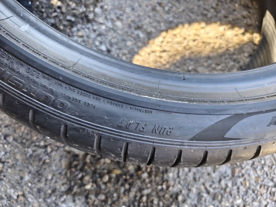 225/40/19" 2бр Pirelli p zero Rft, dot3520,7mm