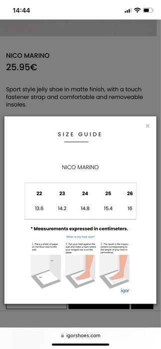 Igor детски бебешки сандали 22