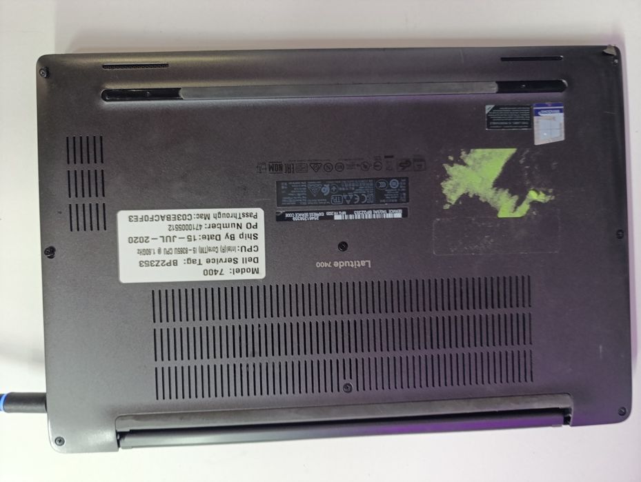 Laptop Dell 7400 Intel i5 8365u perfect funcțional