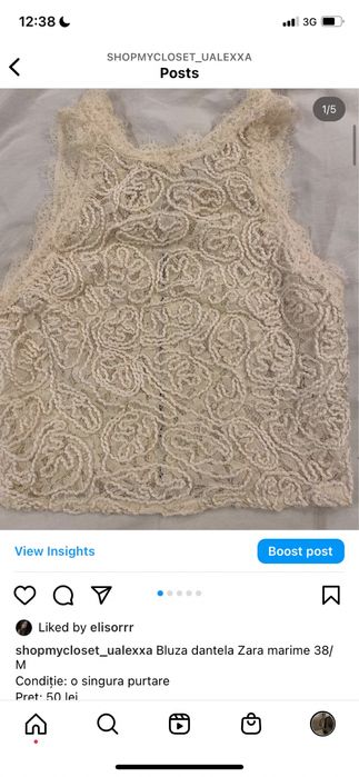 Vand Bluza Zara brodată