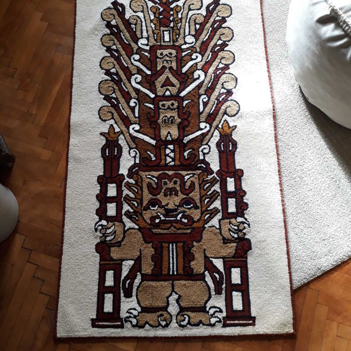 carpetă de perete cu design mayas