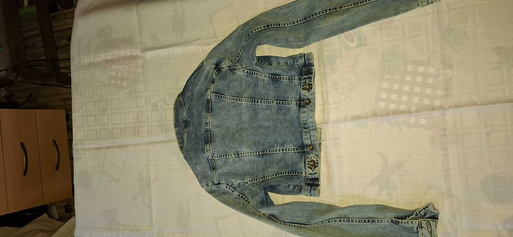 Дамско дънково якенце