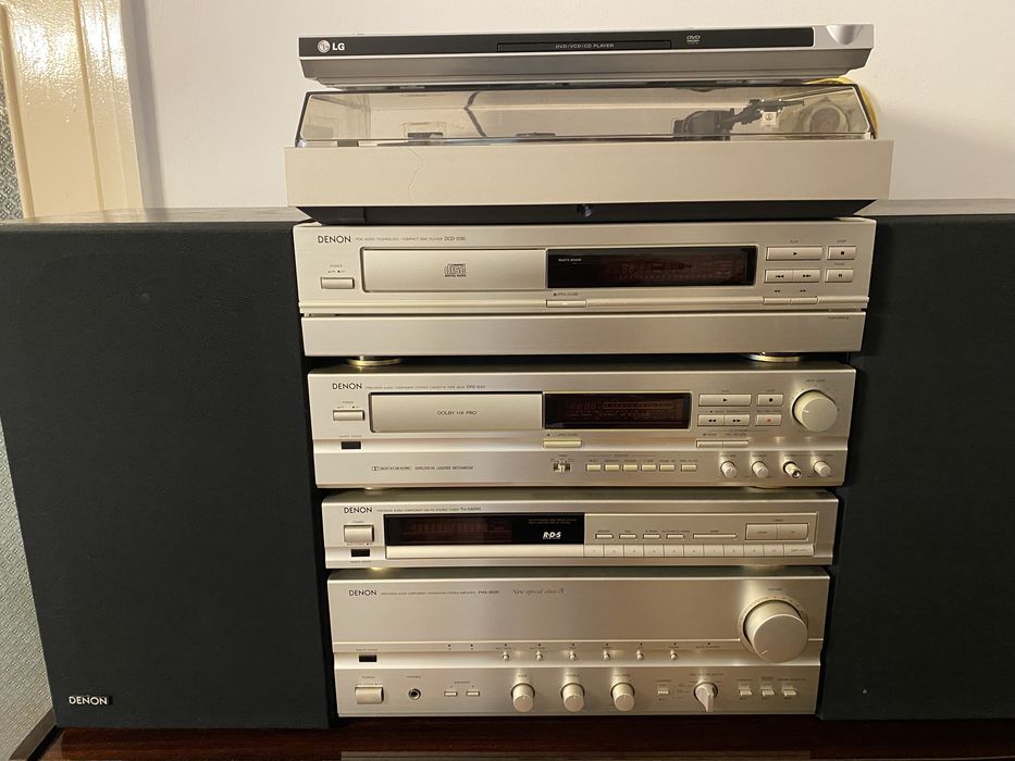 rack-set-linie Denon mid-range HI-FI champagne bijuterie!