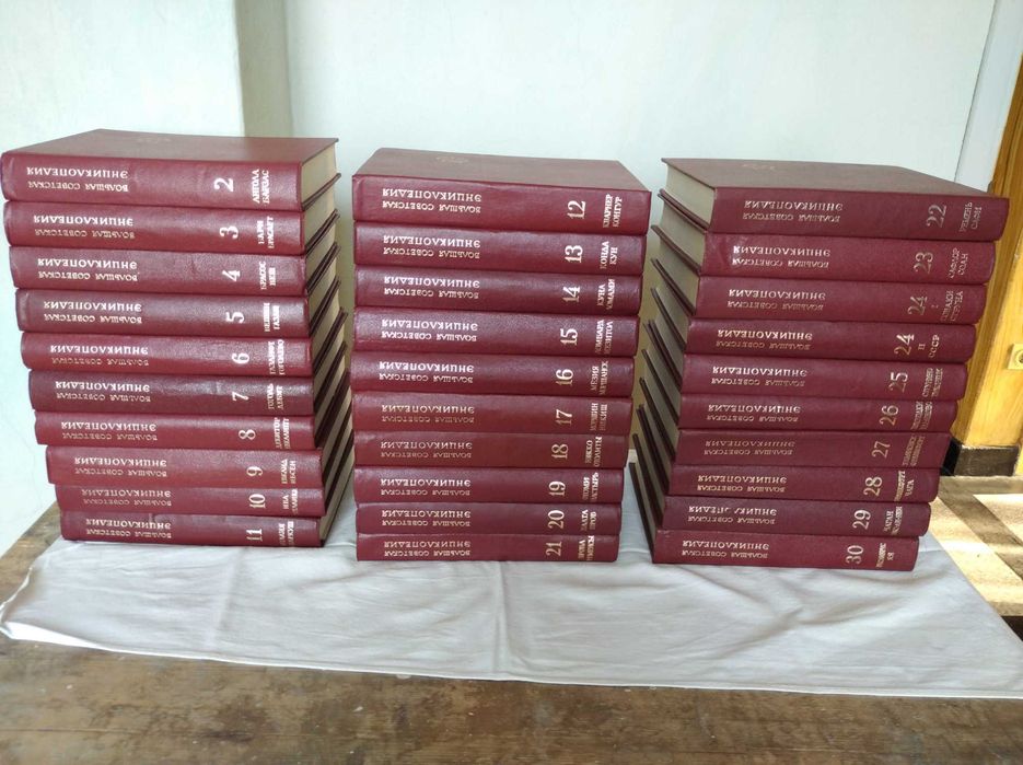 Голяма руска енциклопедия, цялата поредица без том 1