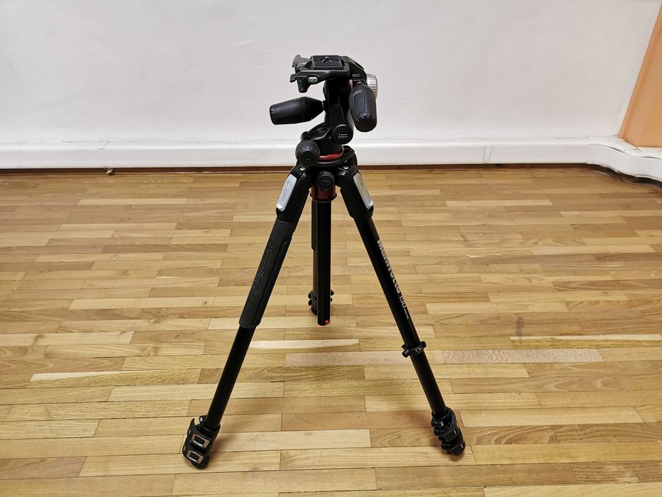Manfrotto MT190XPro3 + Manfrotto MHXPRO-3W статив за фотоапарат
