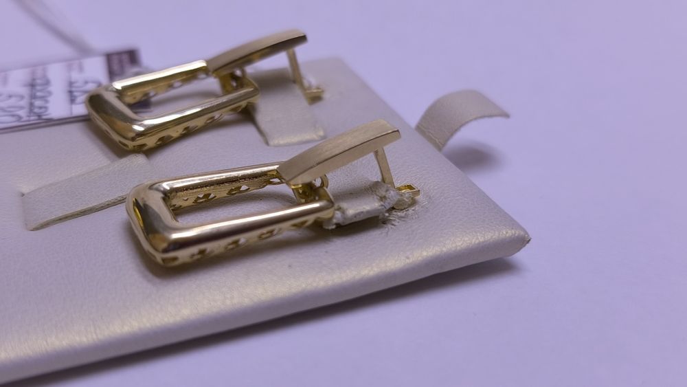 Серьги из жёлтого золота