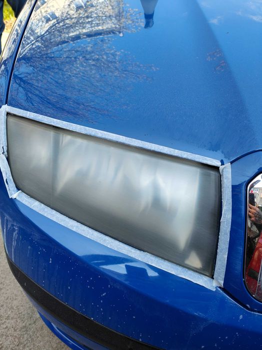 Restaurare faruri cu polimer