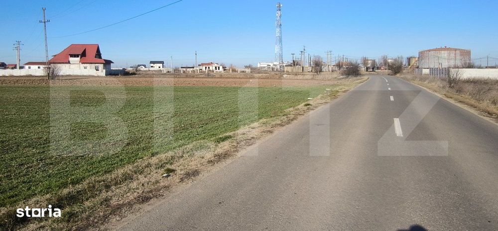 Teren intravilan stradal, 6650 mp, zona Ghercesti