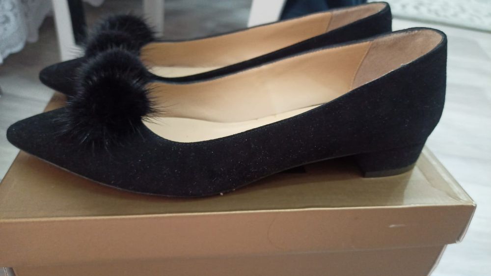 Туфли из натуральной замши