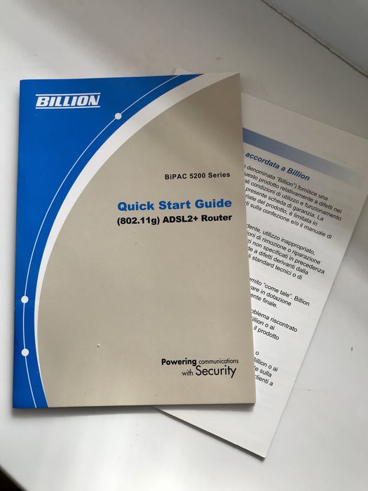 Модем роутер Billion BiPAC5200