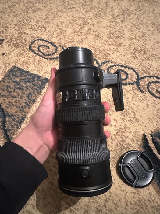 Объектив Nikon в ид состоянии