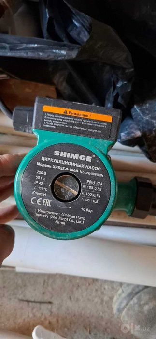 циркуляционный насос озгина ишлатилган shimge xps 25-8-180