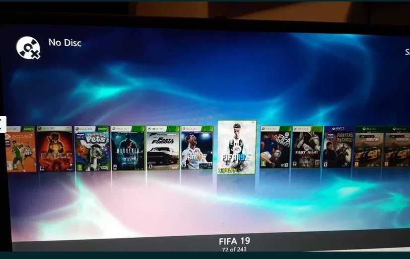 Xbox 360 S MODAT RGH cu KINEKT, hdd 500GB sau 1TB și 100/200 de jocuri