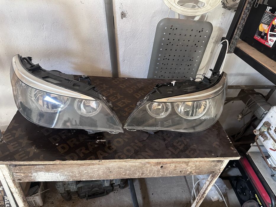 Фары на БМВ Е60 дорест