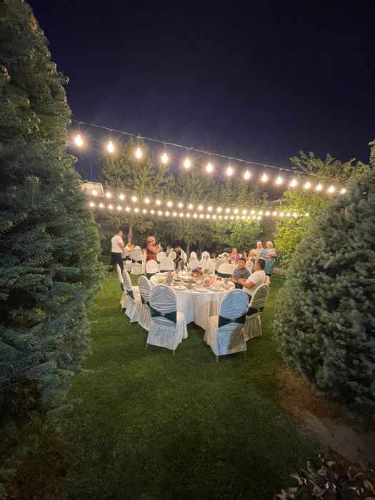 Аренда стол стулья посуда Шатыр