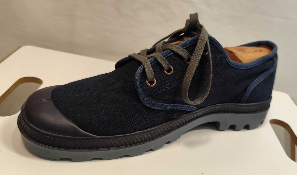 Pantofi sport casual 44 premium Palladium material calitate superioara navy