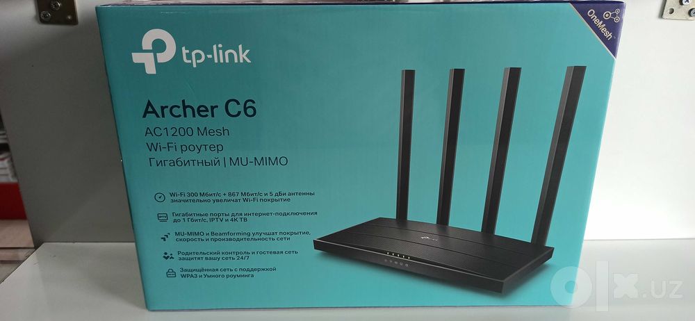 Tp Link Archer C6 AC1200 Гигабитный MU‑MIMO Wi‑Fi роутер
