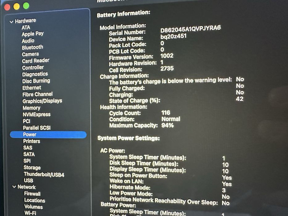 Macbook Air M1 13/8/256